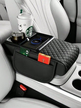 Premium Car Armrest Organizer – With Cup Holder & Tissue Box